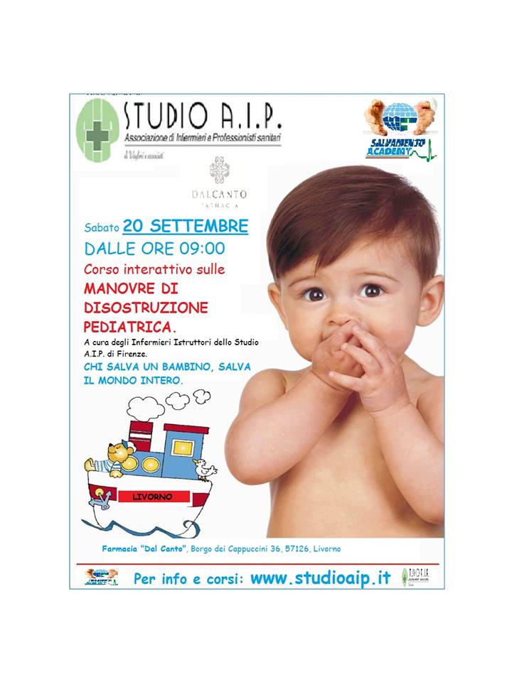 Corso interattivo sulle manovre di disostruzione pediatrica